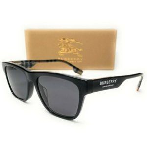 Burberry Women's Black and Grey Sunglasses!